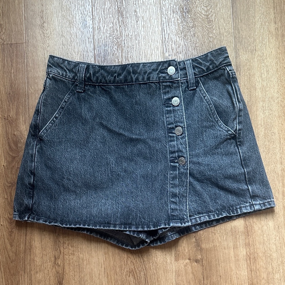 GAP Black Denim Skort